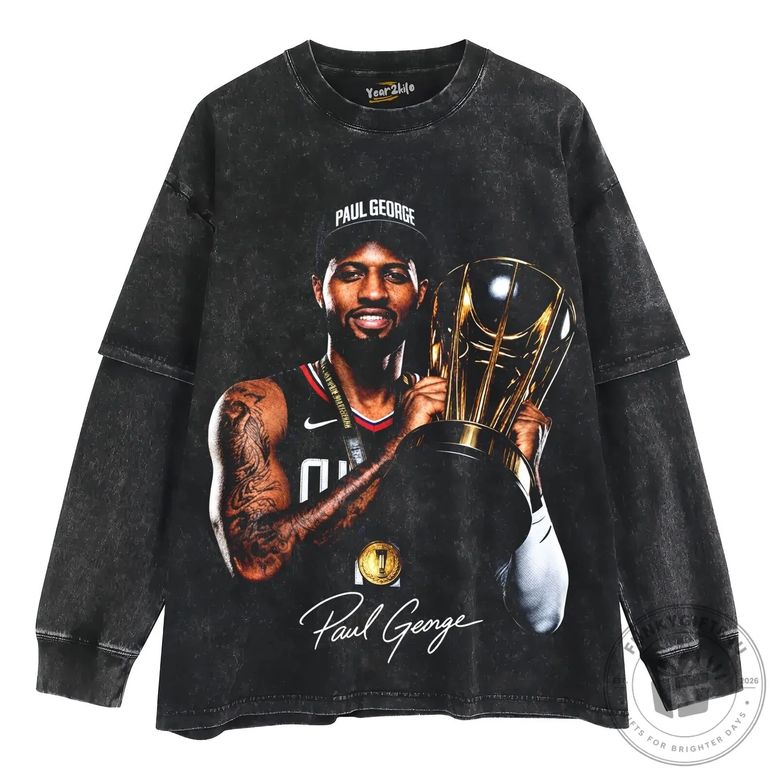 Paul George NBA All-Star MVP Basketball Player Graphic T-Shirt 14 Paul George NBA All-Star MVP Basketball Player Graphic T-Shirt