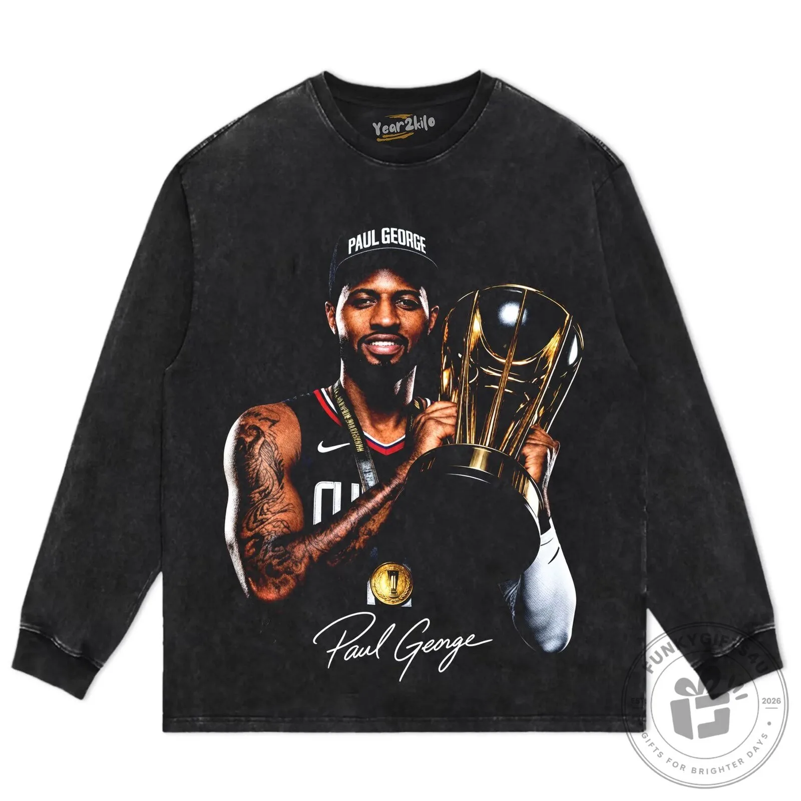 Paul George NBA All-Star MVP Basketball Player Graphic T-Shirt 16 Paul George NBA All-Star MVP Basketball Player Graphic T-Shirt