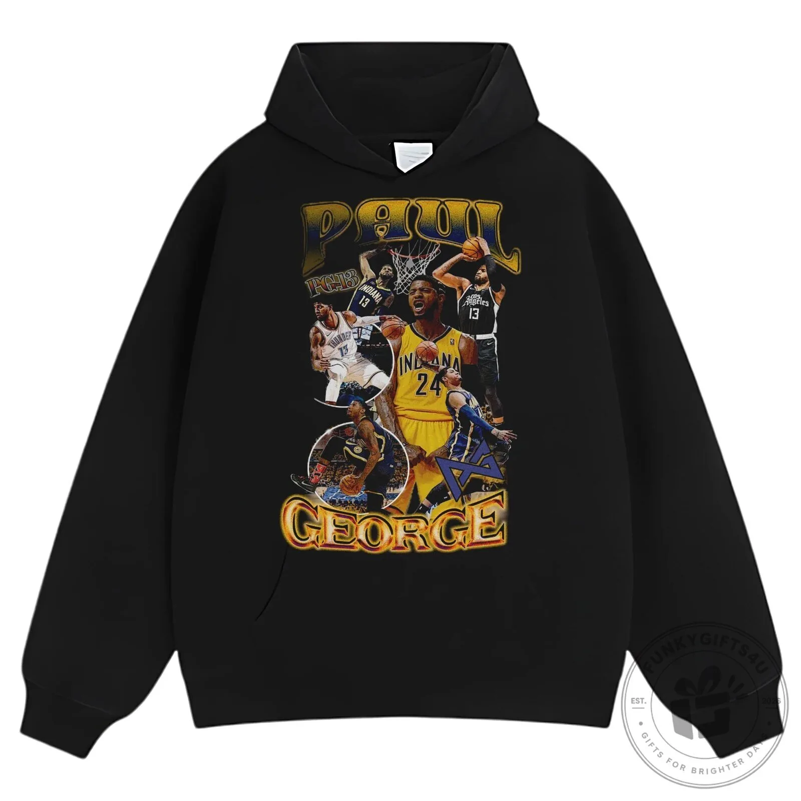 Paul George Basketball Legend Vintage Style Graphic T-Shirt 17 Paul George Basketball Legend Vintage Style Graphic T-Shirt