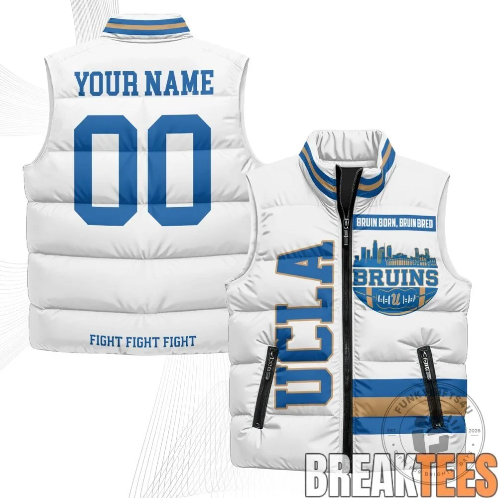 UCLA Bruins Fight Fight Fight Custom Puffer Vest
