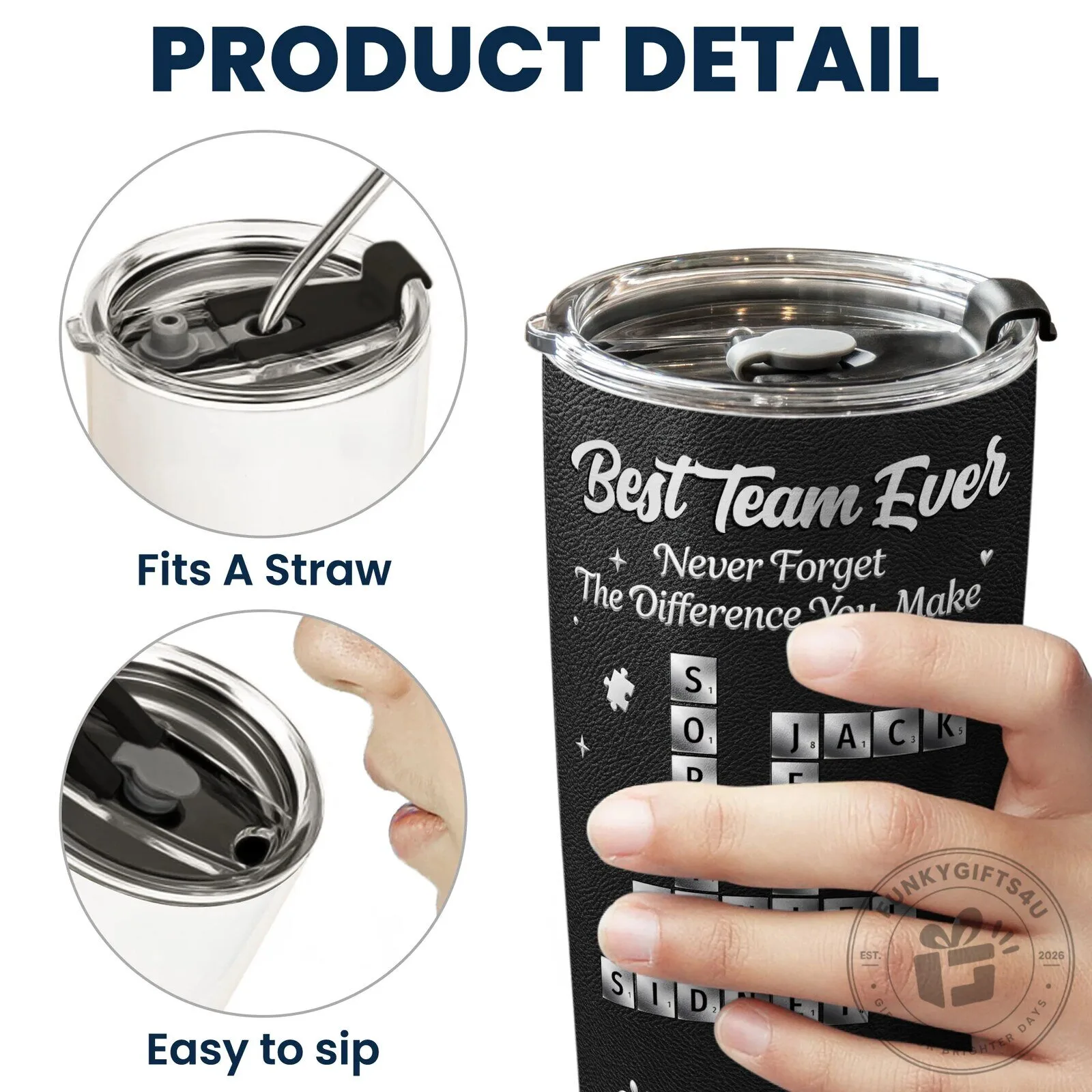 Best Team Ever Never Forget The Difference You Make Personalized Tumbler 13 Best Team Ever Never Forget The Difference You Make Personalized Tumbler