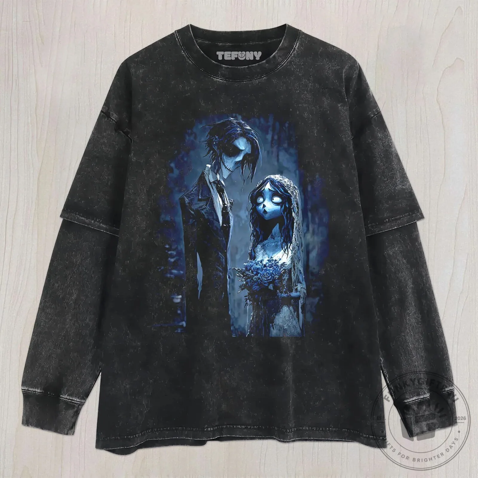 Corpse Bride Victor and Emily Dark Fantasy T-Shirt 11 Corpse Bride Victor and Emily Dark Fantasy T-Shirt