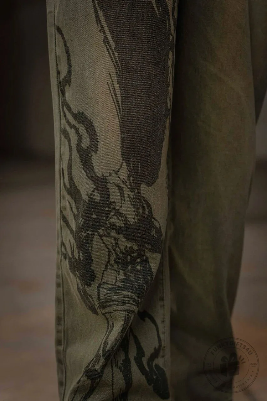 Hunter X Hunter Gon Freecss Rage Mode Anime Wide Leg Jeans 17 Hunter X Hunter Gon Freecss Rage Mode Anime Wide Leg Jeans