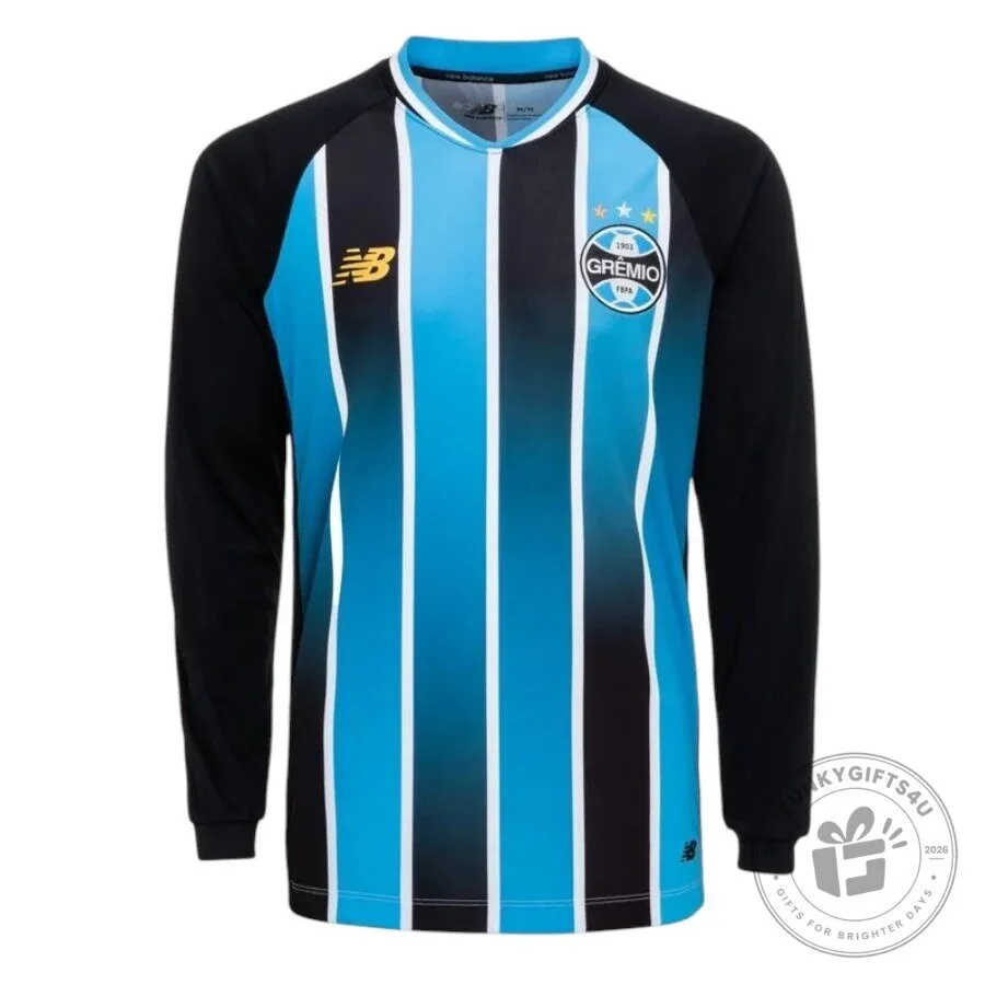 Gremio 2026-2027 Home Kit Long Sleeve Football Jersey