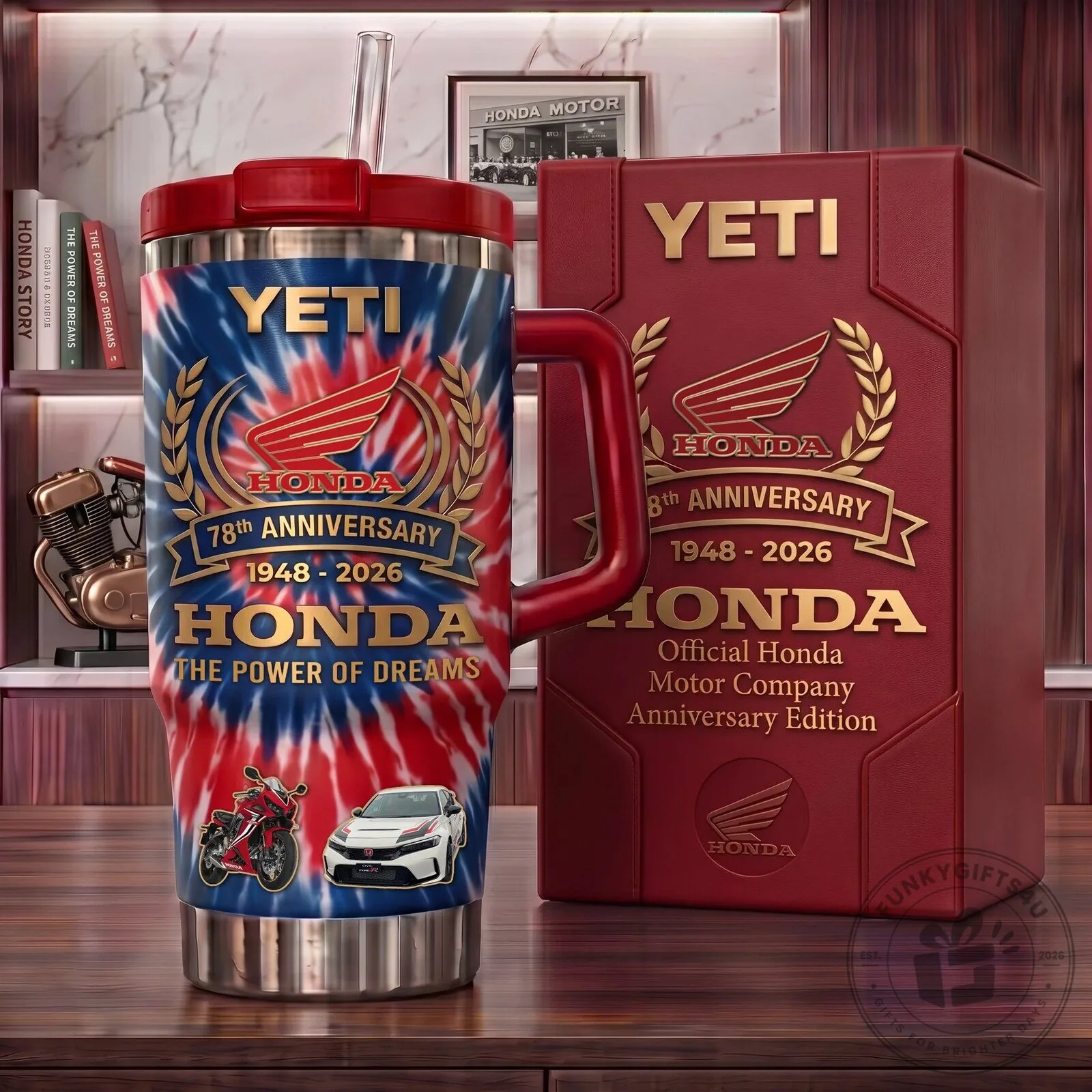 Honda 78th Anniversary 1948-2026 The Power of Dreams Tumbler