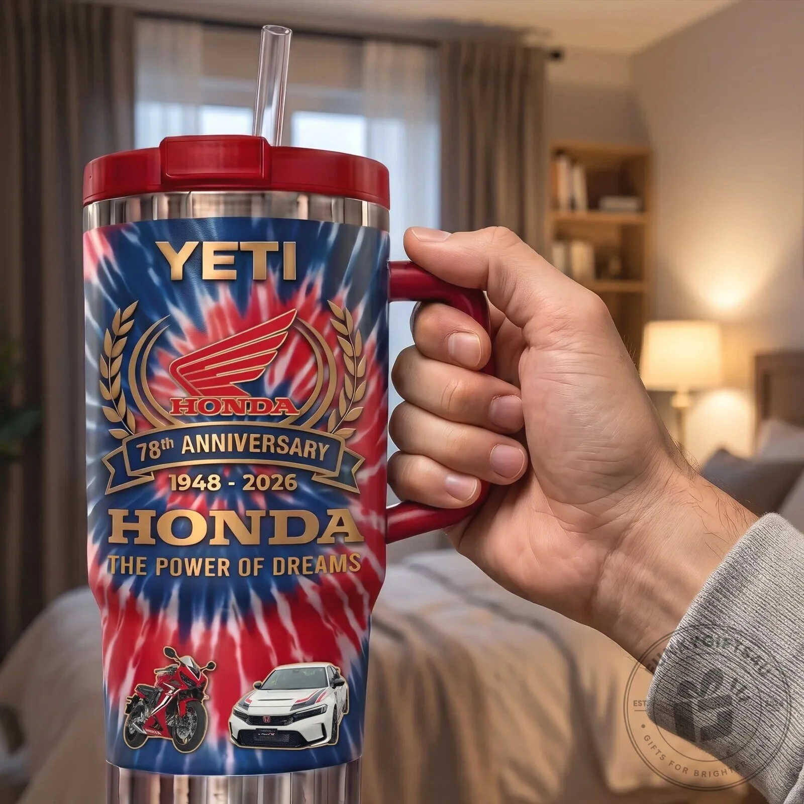 Honda 78th Anniversary 1948-2026 The Power of Dreams Tumbler 7 Honda 78th Anniversary 1948-2026 The Power of Dreams Tumbler