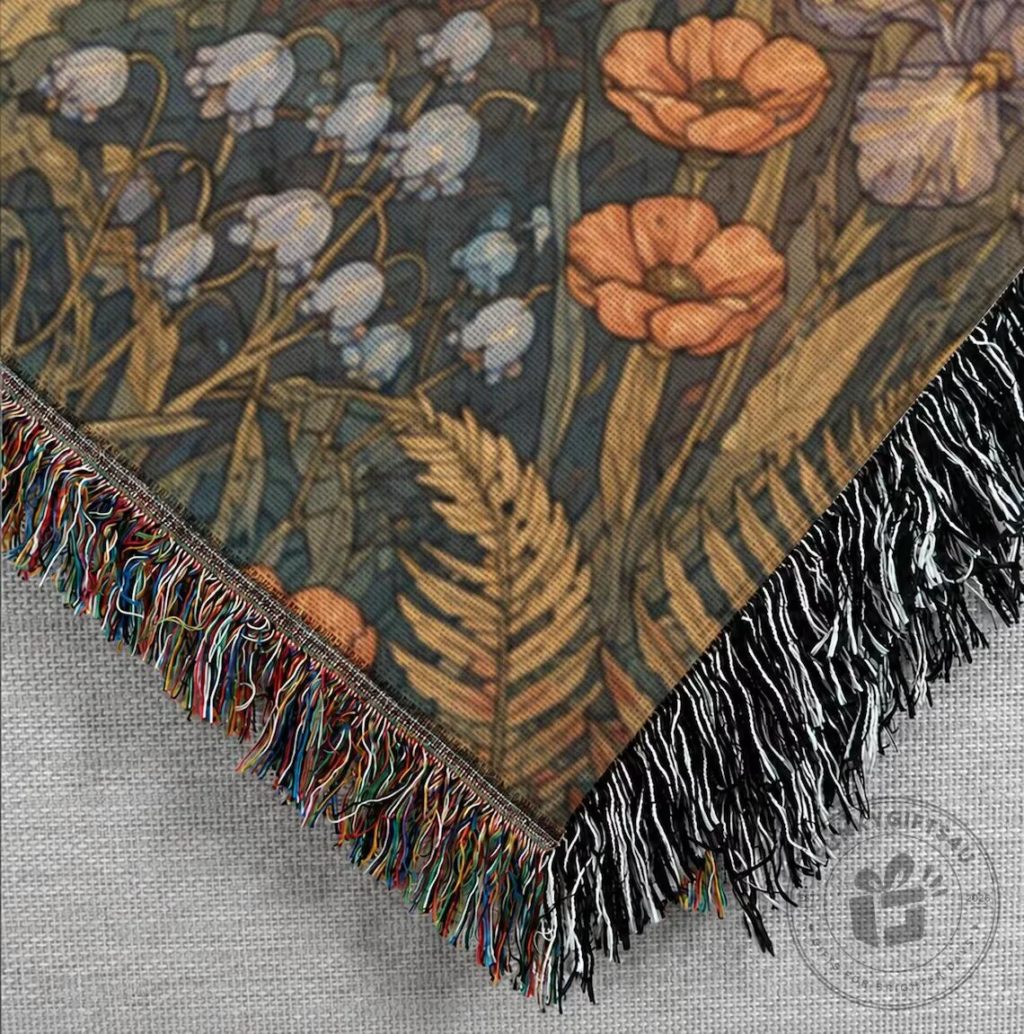 Lord of the Rings Fellowship Journey Middle-earth Woven Blanket 8 Lord of the Rings Fellowship Journey Middle-earth Woven Blanket